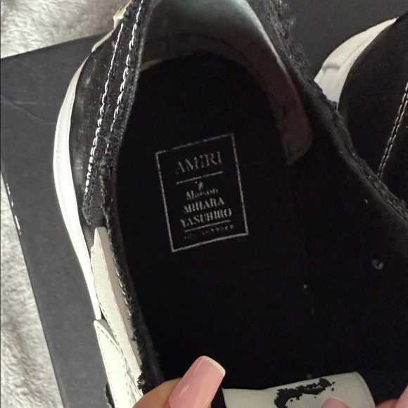 AMIRI Black and White Men's Sneakers - Picture 6 of 6